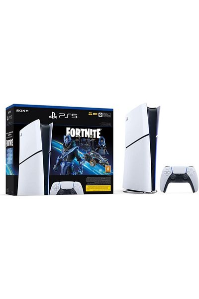Sony PlayStation 5 Digital Slim Console + Fortnite® Cobalt Star DLC Voucher - KSA Version