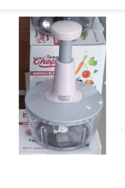 NEWSTORE HOME Chopper Push Handheld Rondosu 3-Blade Steel