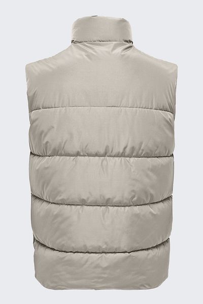 Only & Sons Vestă gri PUFFER pentru bărbați ONSMELVIN LIFE - OTW VD, 22022232