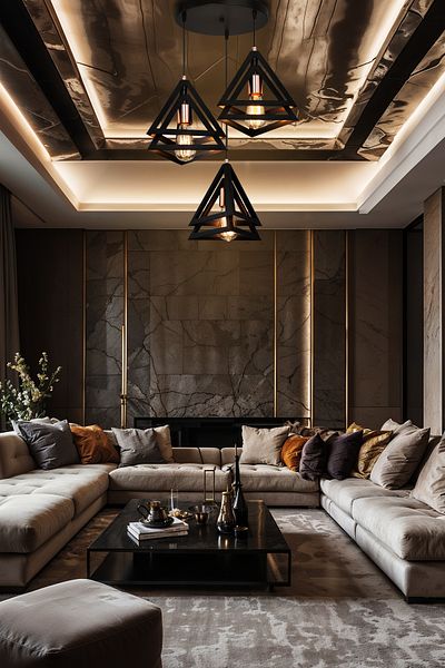 AG LightDesign Black Pendant Lamp Chandelier Bedroom Living Room Kitchen Hallway Modern Stylish Lamp