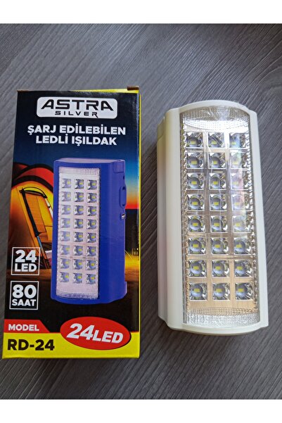Salgaro Astra marka Işıldak 24 Led 80 saat çalışma süresi telefon şarj edilebilir