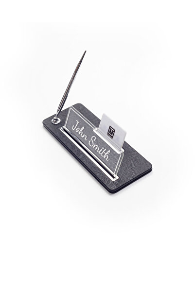 Turgut Office Δερμάτινη επιτραπέζια ετικέτα για ένα στυλό με λεπτομέρεια από ...