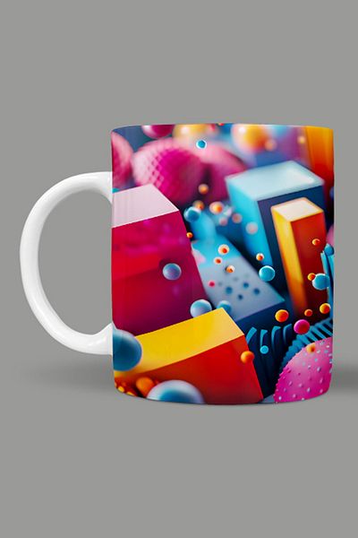 Fizello 3D Colors Themed Mug