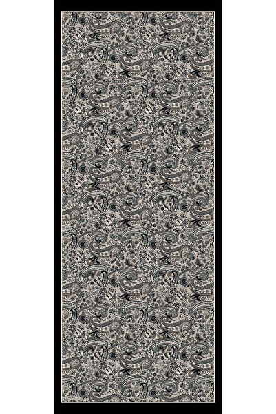 Sultan Soft Pamuk Şal - Etnik Desen - SLT1026-20 - Vizon, Mavi, Siyah
