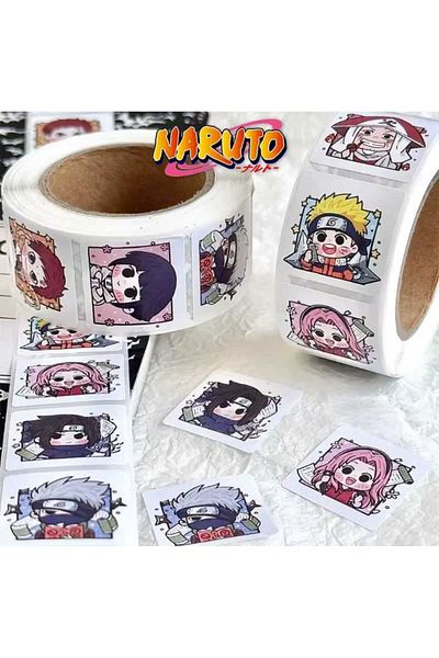Gekan Naruto Characters Roll Sticker Sticker 1 Roll (~500 Pcs)