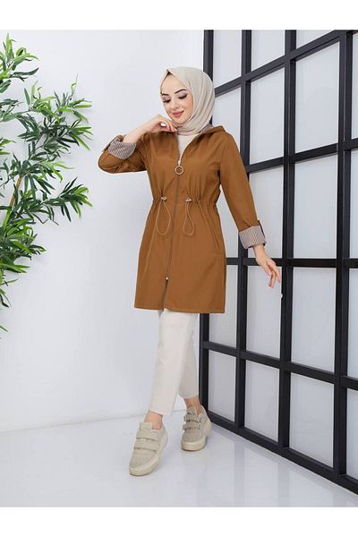 RACE FASHİON Αδιάβροχη ριγέ καμπαρντίνα Bondit 90 cm - RC5010