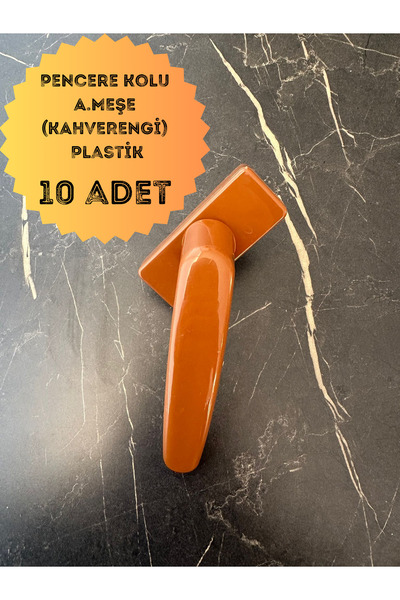 EVA PLAST 10 bucăți PVC maro mâner pentru fereastră - Golden Apple