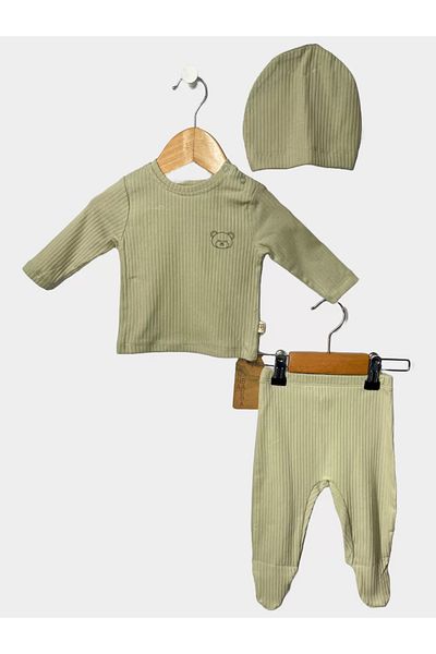 Caramell 3 Piece Bear Suit Set