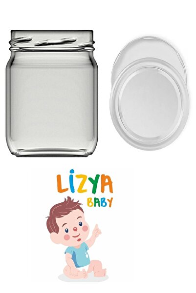 LİZYA BABY Cam Kavanoz Paşabahçe Beyaz  Kapak 210 Cc 9 Adet Yoğurt Bebek Mama Ek Gıda Kavanozu 15 Adet Etiket