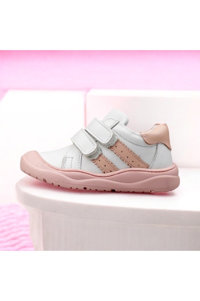 JOJO KIDS Pantofi sport ortopedici din piele pentru fete, pantofi cu velcro