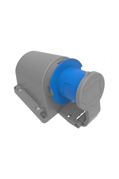 Bemis Bc1-1403-2235 Oblique Wall Plug 3x16a 2p E 220v 50-60hz 6h Ip44