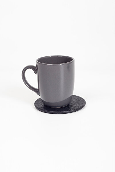 Turgut Office Leather Oval Coaster 1 Piece