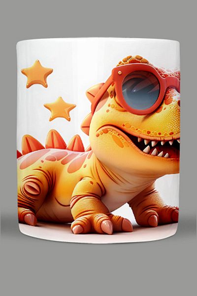 Fizello Cute Dinosaurs - Cute Dinosaur Themed Mug
