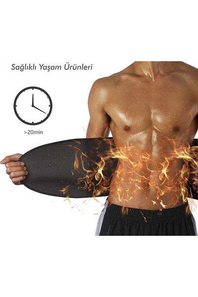 FİXFLEX Neoprene Belly Slimming Sauna Effect Thermal Corset Std