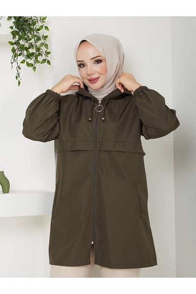 RACE FASHİON Trenci de sezon nou - mâneci elastice, mărime 38-48, Rc3038