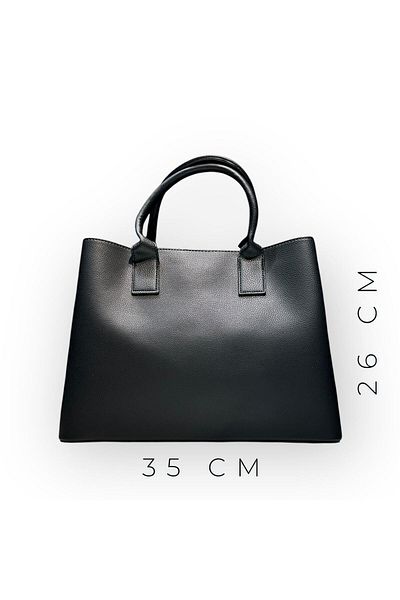 Armine Hand and Arm Bag with Card Holder and Bracelet Gift Faux Leather Shoulder Bag Vs.Blkt.0051
