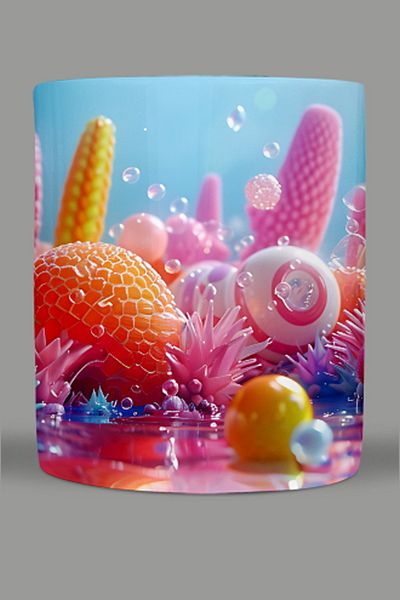 Fizello 3D Colors Themed Mug