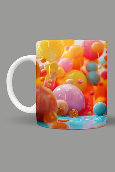 Fizello 3D Colors Themed Mug