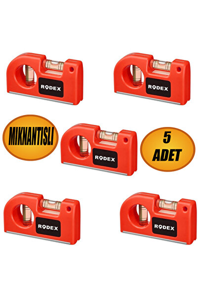 NUBLADO Cep Mini Tipi Su Terazi Mıknatıslı Mini Su Terazisi 85 Mm (5 ADET).