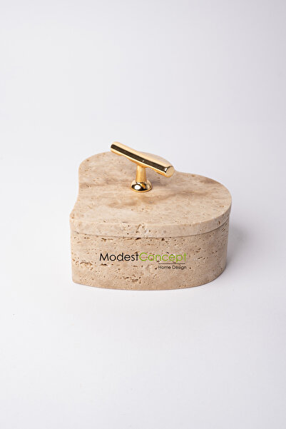 Modestmar Traverten Kalp Kase Gold Kulp