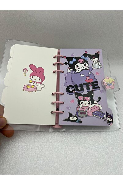 Meyra Accessories Sanrio Kawaii Kromi My Melodi Cinnamorol Lüx Notebook Ajanda Defter Hediyelik 1adet