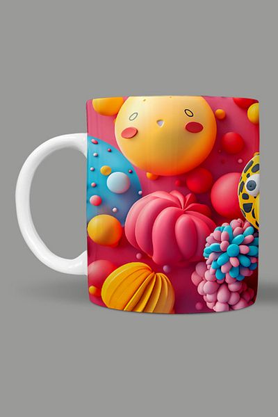 Fizello 3D Colors Themed Mug