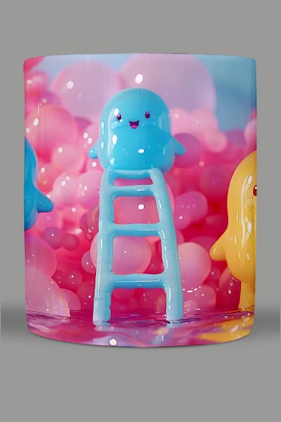 Fizello 3D Colors Themed Mug