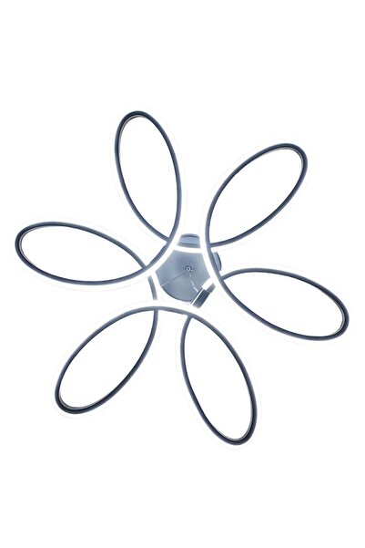 ledchord LEVENT Papatya Siyah Modern Sarkıt 60 cm Beyaz Işık Salon Mutfak Oda...