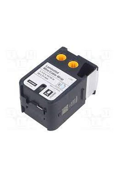 Dymo 1868707 XTL علامة نايلون مرنة 38 مم × 21 مم أبيض-أسود