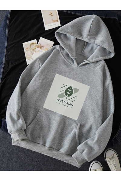 Moody fashion Unisex Hooded Printed Sweatshirt - Pack of 2
