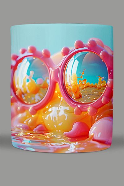 Fizello 3D Colors Themed Mug