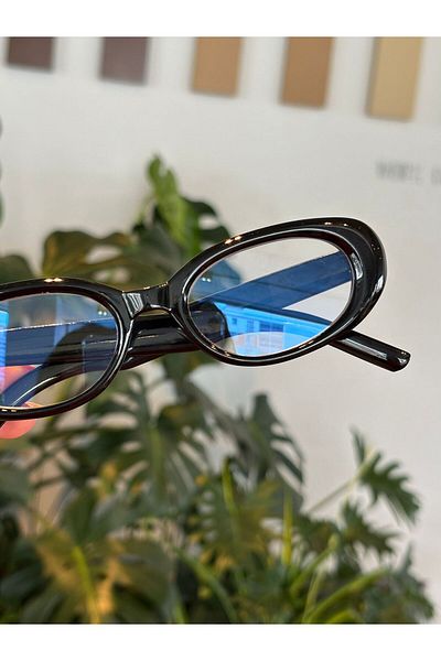 funeyes نظارات ليون كات آي الكلاسيكية ذات اللون الأسود الشهير والحماية من الضوء الأزرق