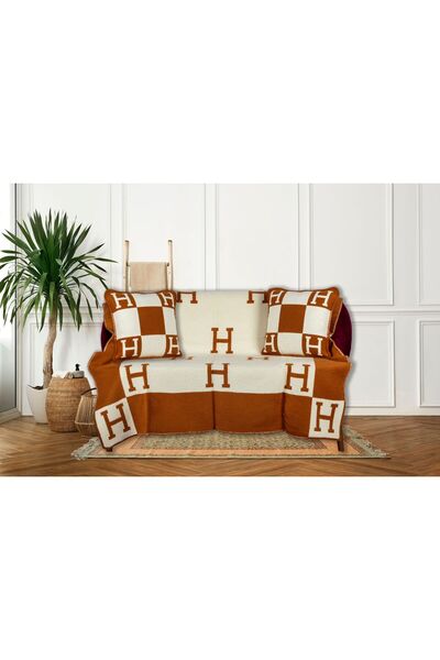 naranja home H desen özel yün battaniye