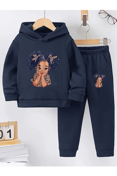 makiteks Unisex Σετ χειμερινής αθλητικής φόρμας για κορίτσια - 5-12 ετών