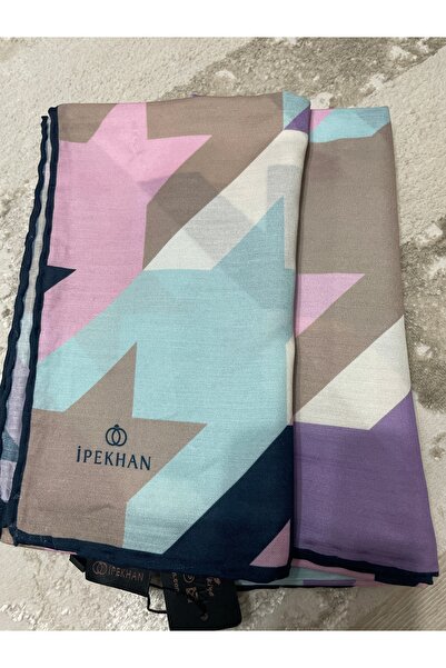 İpekhan Kazayağı Desenli İpekhan Soft Eşarp