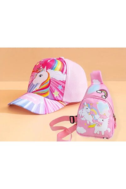 BBS Set de pălărie și geantă cu tematică unicorn