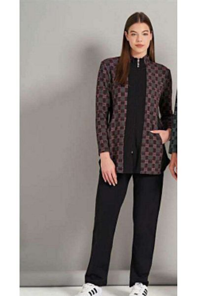 DONWEAR 7727 Model Tunic and Sweatpants Set