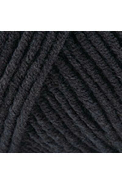 Yarnart Τζιν Amigurumi Σχοινί Πλεκτομηχανής 5 Πακέτο 53 Μαύρο Χρώμα Amigurumi Baby Floss