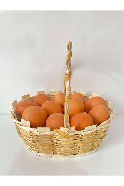 Beyaz Atölyem El Örnesi Yumurta Sepeti