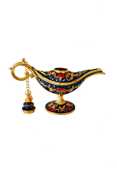 taru pasaj Dekoratif Alaaddin Sihirli Lambası - Vintage Tasarım, 13x8.5 cm