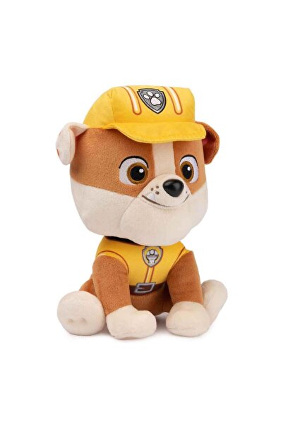 PAW PATROL Плюшена играчка Ръбъл 48321, 23 см, кафяво-жълт