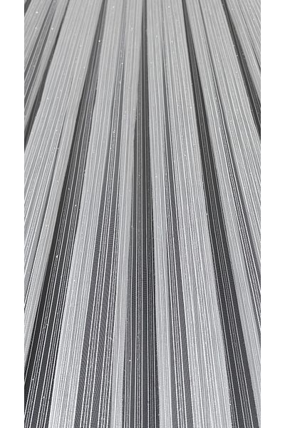 Yuka Bright Diamond Straight Line Dobby Tulle Curtain 1/3 Dense Pleated Non-Wrinkle Skirt