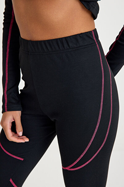Scorp Thermo-Fit Extreme Kadın Termal İçlik Alt Kayak İçliği Siyah