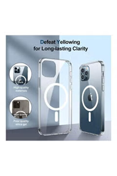 Primo Plus غطاء حماية شفاف لهاتف iPhone 12/12 Pro