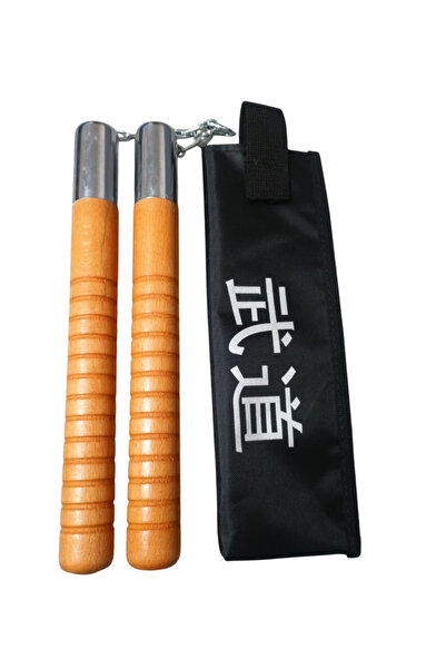 A³Store Високоякісний спортивний нанчаку - дерев'яний, комплект з сумкою, для...