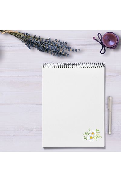Ororabutik Daisy Fairycore Cottagecore - Σετ αυτοκόλλητων 44 τμχ, Σετ αυτοκόλλητων Scrapbook Bullet Journal