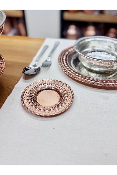 GÜR BAKIR Bakır çay tabağı