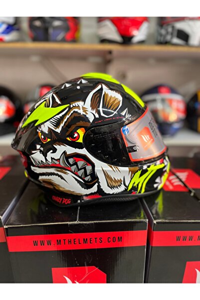 MT TARGO CRAZYDOG FULL FACE SİYAH VİZÖRLÜ