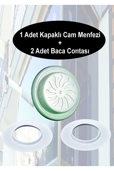 Dempol 1 Adet kapaklı Menfez + 2 Adet Baca Contası