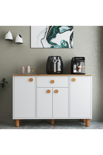 SESA MOBİLYA AKSESUARLARI Zeus kahve köşesi , dresuar , şifonyer , konsol ,çok amaçlı dolap , mutfak mobilyası , büfe